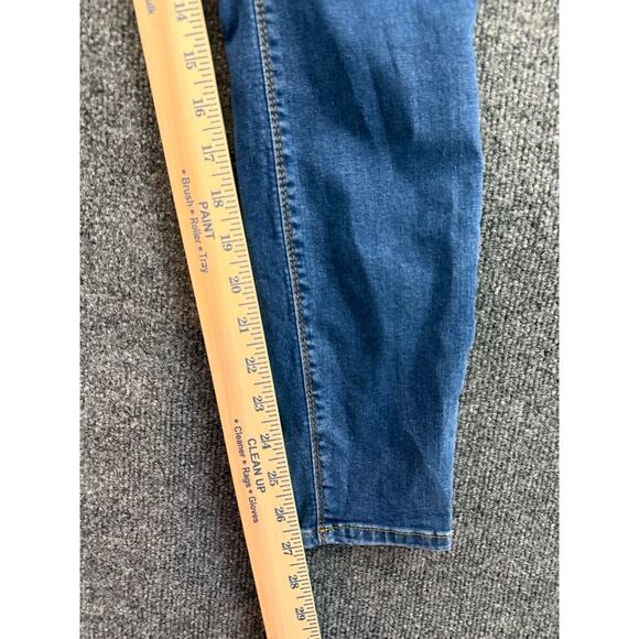 ASOS Mid Rise Skinny Jeans Blue Womens 28W 32L Stretch Denim Classic Fit - Picture 8 of 15